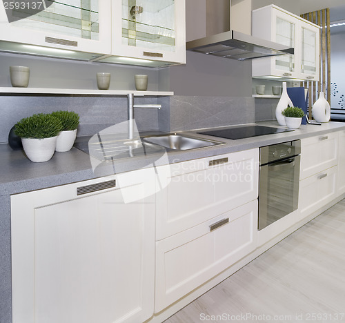 Image of White kitchen