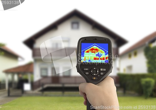 Image of Thermal Image of the House