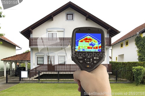 Image of Thermal Image of the House