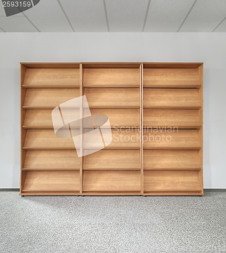 Image of Empty Bookshelf