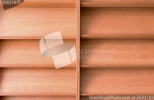 Image of Empty bookshelf