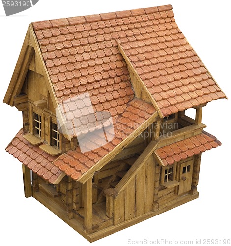 Image of Wooden Chalet Cutout