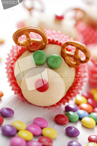 Image of  reindeer cupcakes