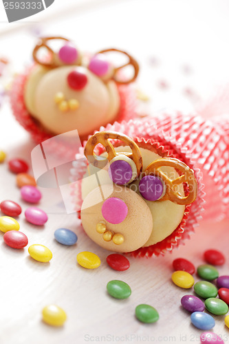 Image of  reindeer cupcakes