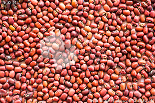Image of Red beans pattern as background