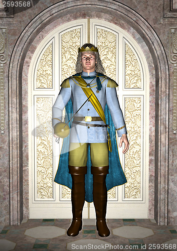 Image of Prince in Fairytale Palace
