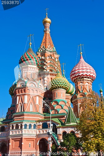 Image of Saint Basil Cathedral  in Moscow