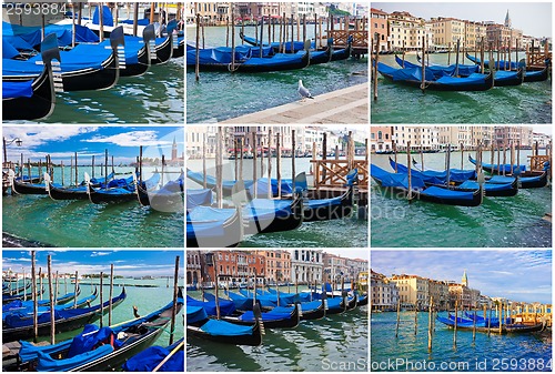 Image of Gondolas in Venice