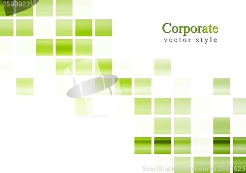 Image of Bright green tech vector background