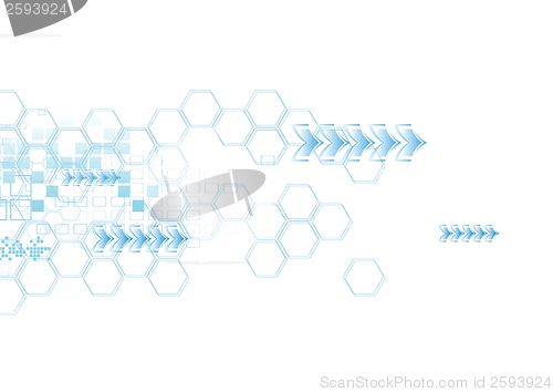 Image of Bright abstract hi-tech design