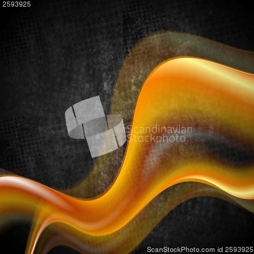 Image of Abstract grunge wavy background