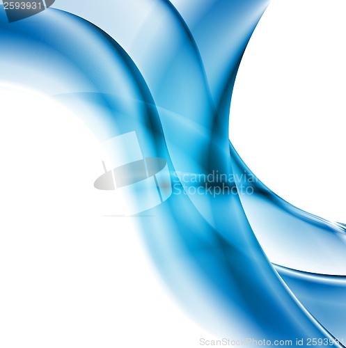 Image of Blue vibrant abstract waves