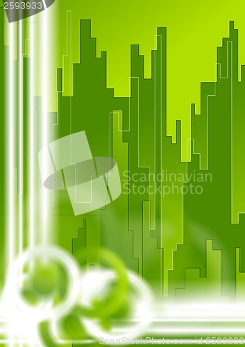 Image of Bright abstract tech motion design