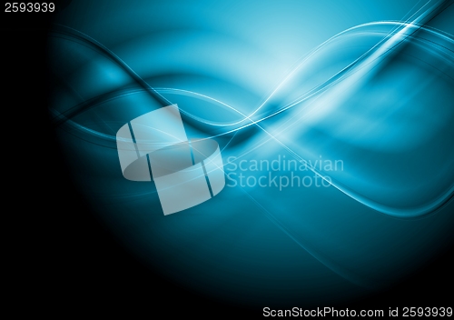 Image of Bright blue abstract background