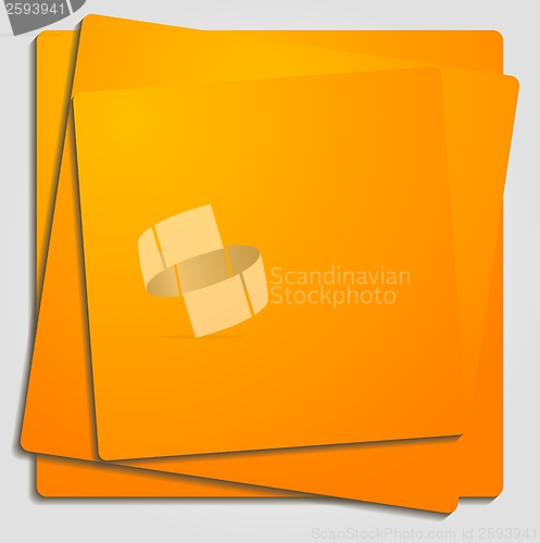 Image of Vibrant orange vector template