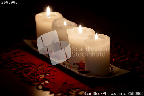 Image of Burning candles