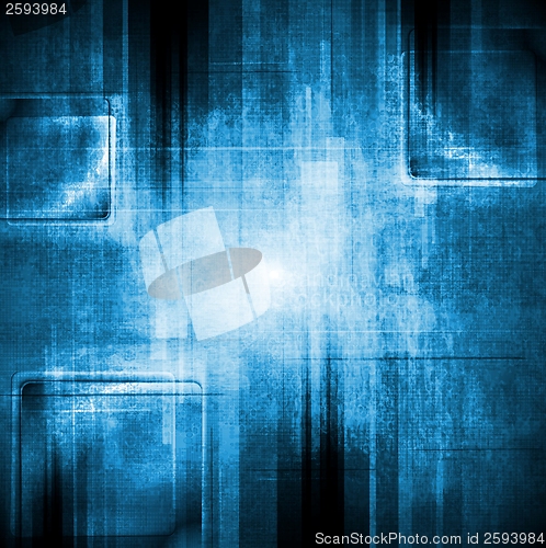 Image of Abstract blue grunge illustration