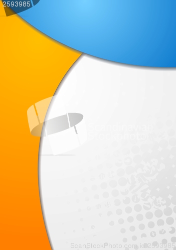 Image of Bright wavy abstract backdrop