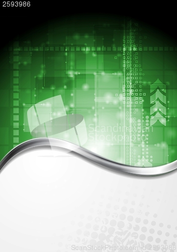 Image of Bright abstract hi-tech backdrop