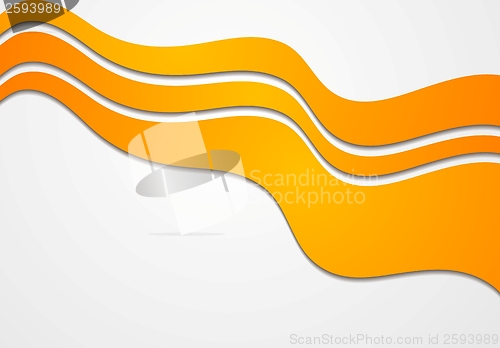Image of Vector bright wavy backdrop