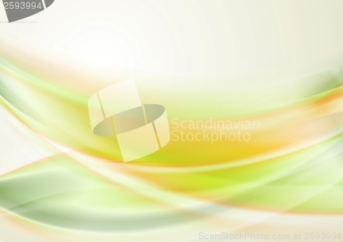 Image of Bright iridescent vector waves