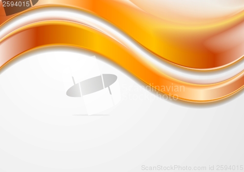 Image of Colorful vector wavy background