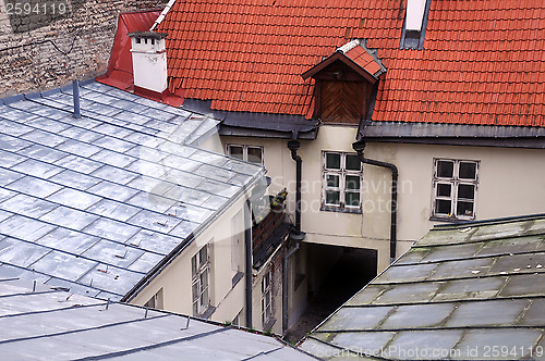 Image of Roofs and Courtyard