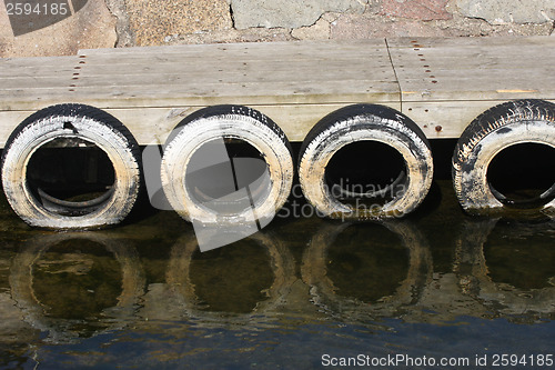 Image of old tires