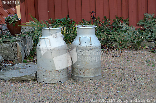 Image of Old milk jug