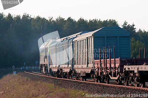 Image of Freight diesel train