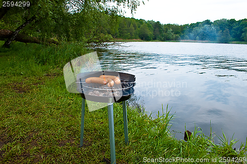 Image of Grilling at summer weekend