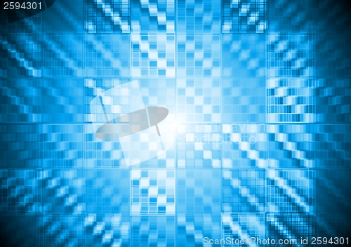 Image of Abstract vector hi-tech motion background