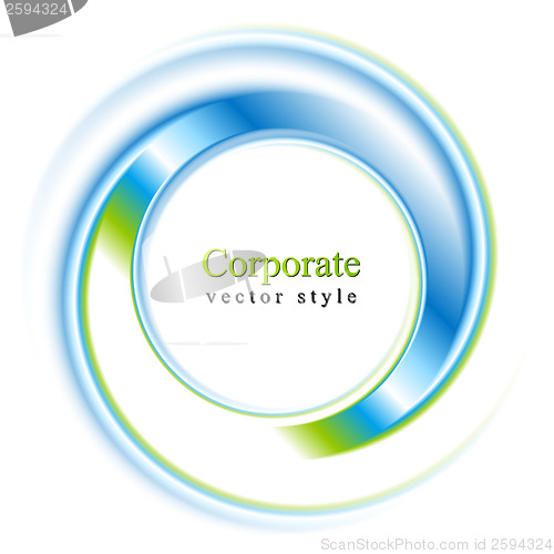 Image of Colourful vector logo shape