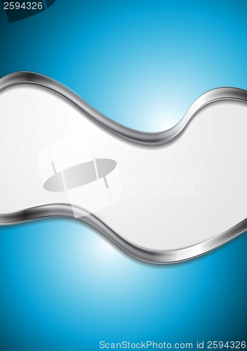 Image of Bright blue vector abstract background