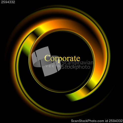 Image of Colourful vector logo shape