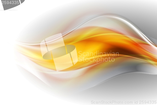 Image of Bright vector waves abstract design