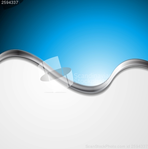 Image of Bright blue vector abstract background