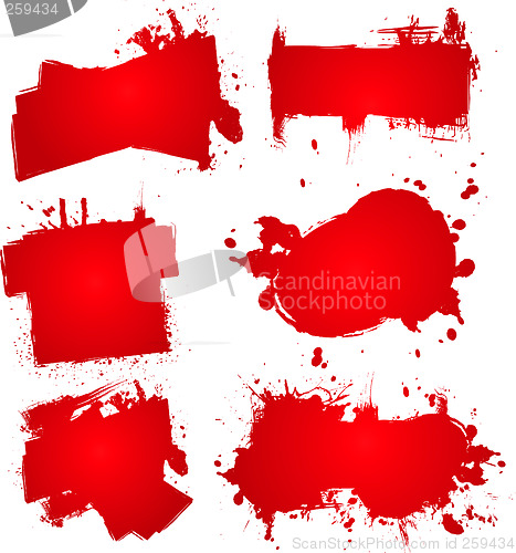 Image of blood ink splat