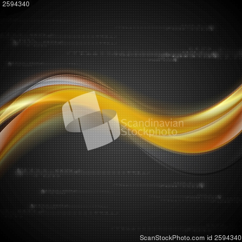 Image of Bright wavy concept vector backdrop