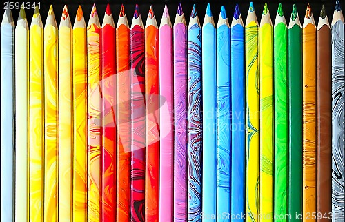 Image of Set of color pencils