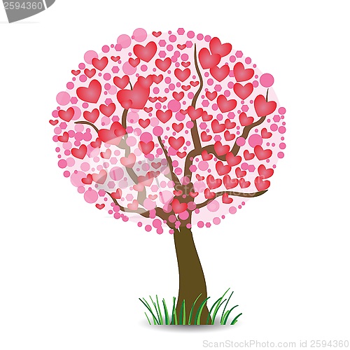 Image of heart tree