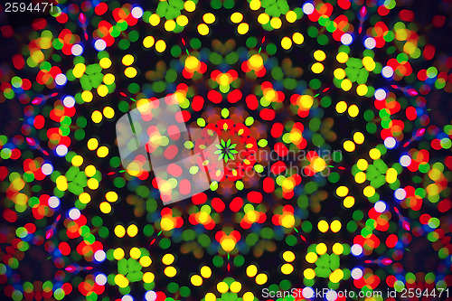 Image of Bright background with abstract bokeh pattern