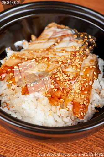 Image of eel with rice