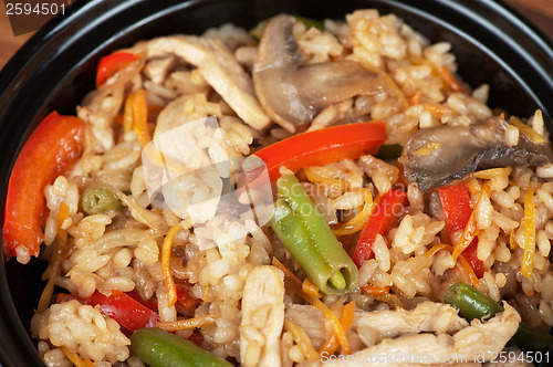 Image of Rice chicken vegetable