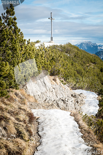 Image of Herzogstand in the Alps of Bavaria Germany