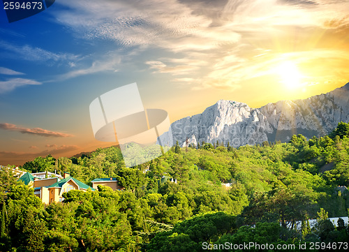 Image of Village in the mountains