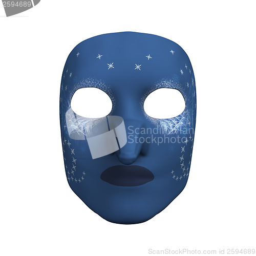 Image of Blue Carnival Mask