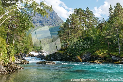 Image of Mountain river,  Norway