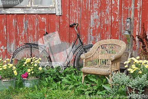 Image of Bike and Chair