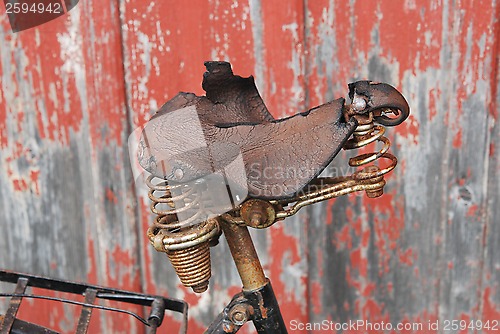 Image of Old Bike Saddle